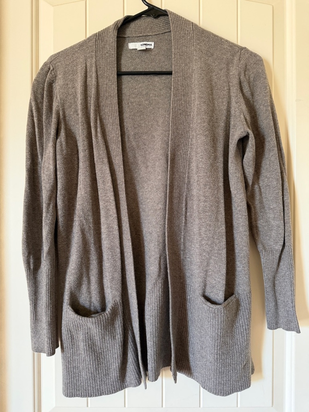 Sonoma Open-Front Women's Cardigan with Pockets